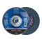 Pferd 4-1/2" x 5/8-11 Thd. POLIFAN Flap Disc - Z SGP STRONG STEEL, Zirconia, 50 Grit, Conical 62952 - alternate 1